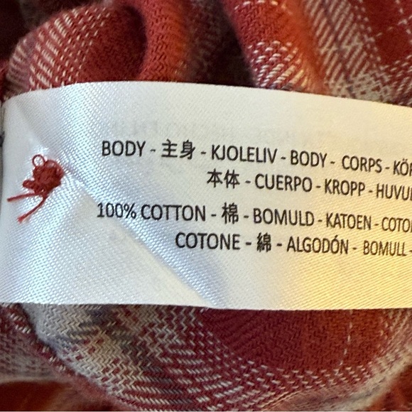 Ariat Boys Holton Retro Plaid Western Shirt Rosewood XL 18 Cowboy Rodeo Country - Picture 7 of 11